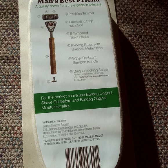 Bulldog original Bamboo Razor - Picture 2 of 2